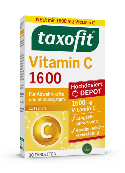 taxofit® Vitamin C 1600 Tabletten taxofit® Vitamin C 1600 Tabletten