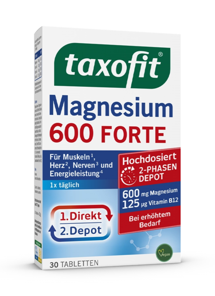 taxofit® Magnesium 600 FORTE Depot Tabletten taxofit® Magnesium 600 FORTE Depot Tabletten