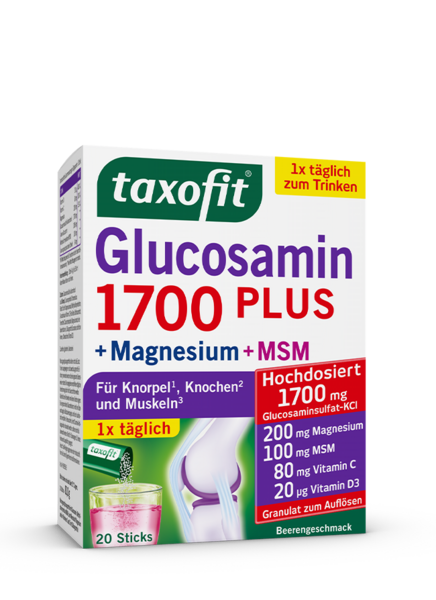 taxofit® Glucosamin 1700 + MSM + Magnesium Sticks