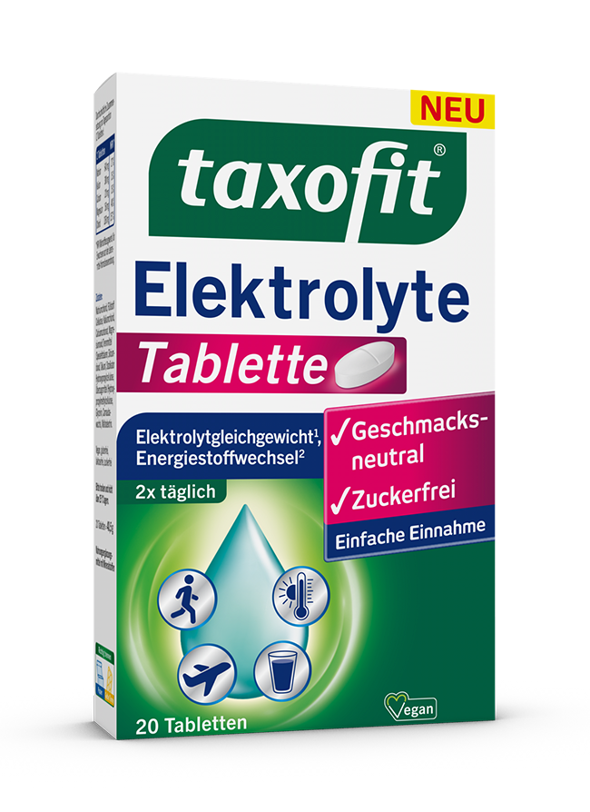 <em>taxofit®</em> Elektrolyte Tablette