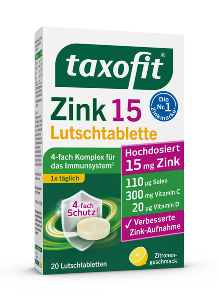taxofit® Zink 15 Lutschtablette taxofit® Zink 15 Lutschtablette