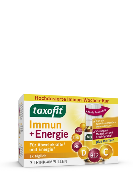 taxofit® Immun + Energie Trink-Ampullen taxofit® Immun + Energie Trink-Ampullen